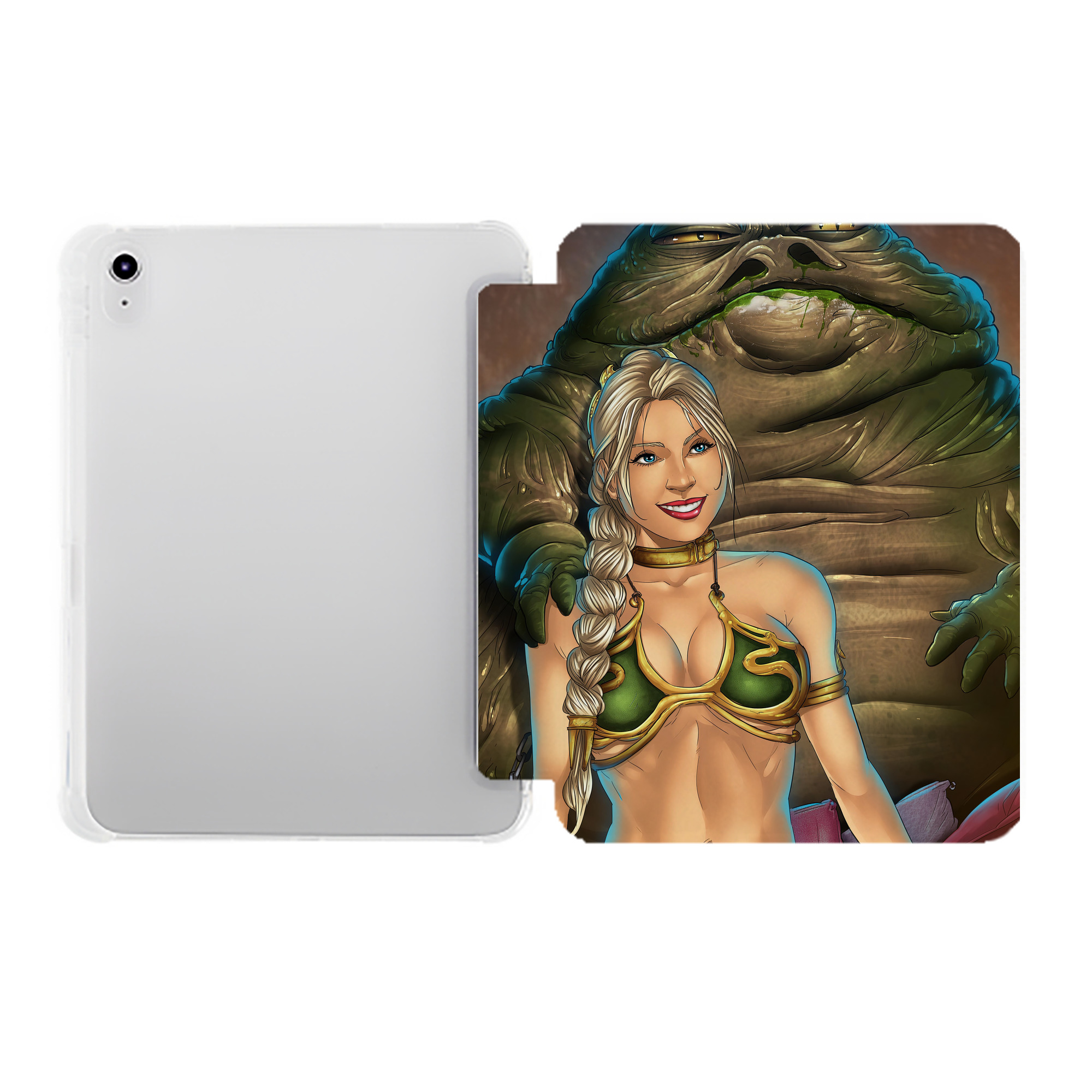 （画像用） スター・ウォーズ Star Wars IPad ケース ペン収納付き 三つ折りスタンド PUレザー×シリコン 対応機種9.5/10.5/10.9インチ